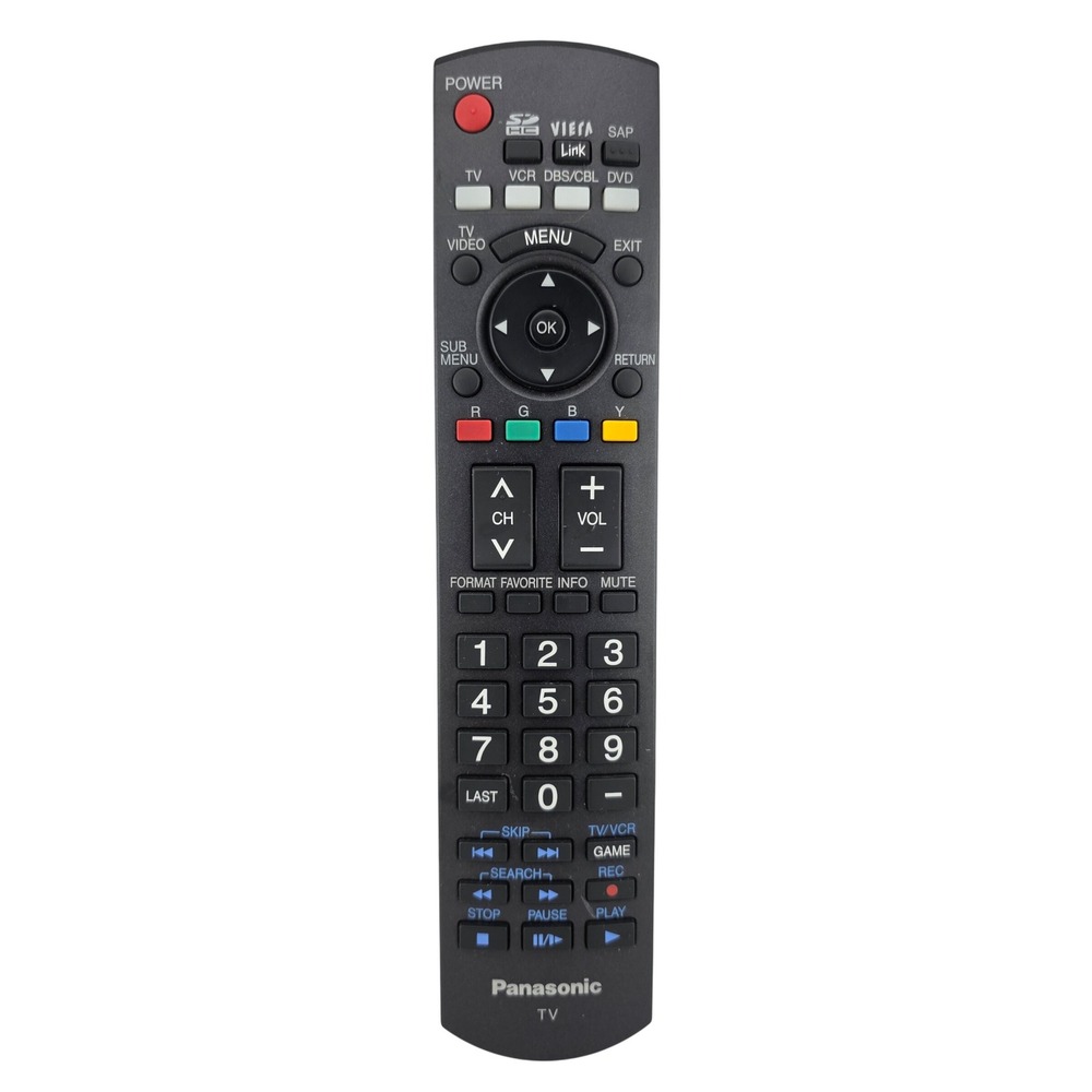 GENUINE PANASONIC N2QAYB000220 LCD OR PLASMA TV REMOTE - TC-37LZ800 TH-50PZ800